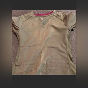 Olive green jogger scrubs